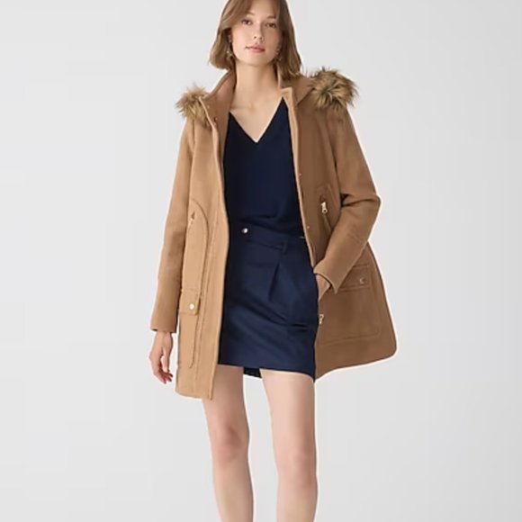 J. Crew Chateau Parka in Italian stadium-cloth - Picture 3 of 4